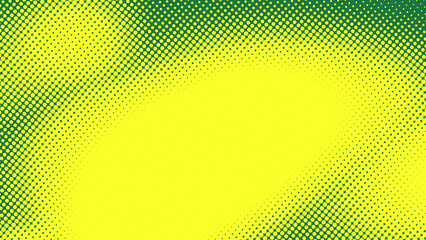 Poster - Dots halftone yellow green color pattern gradient texture  background.
