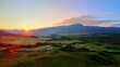 Cotopaxi Ecuador Tal Sonnenaufgang - Flug mit Drohne