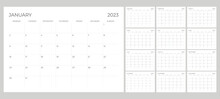 2023 Calendar Printable Start From Monday