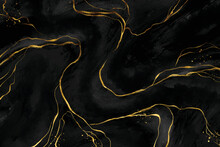 Black Golden Marble Background Vector Design