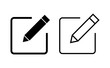 © Lunaraa - Edit icon vector for web and mobile app. edit document sign and symbol. edit text icon. pencil. sign up