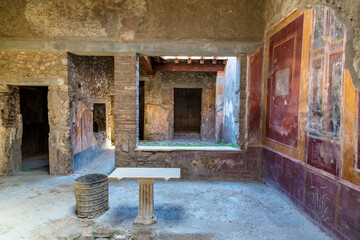 Wall Mural - Pompeii city in Italy