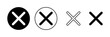 Close icon vector. Delete sign and symbol. cross sign
