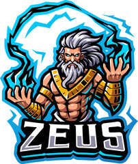 Canvas Print - Zeus esport mascot 