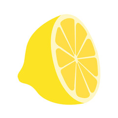 Poster - half lemon