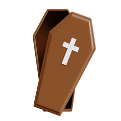 Halloween Coffin 3D Icon