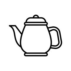 Wall Mural - Teapot icon. sign for mobile concept and web design. vector illustration