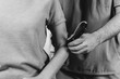 © Microgen - Laser Physical Therapy. Physical Therapist Treating Senior Woman's Elbow