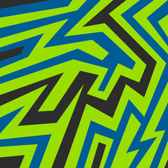 Poster - abstract background with gradient geometric line pattern