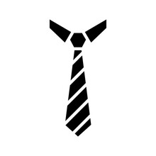 Tie Icon. Sign For Mobile Concept And Web Design. Vector Illustration