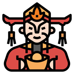 Poster - chinese god icon