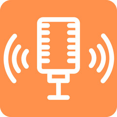 streaming microphone icon