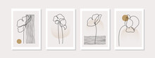 Botanical Floral Collection. Set Of Illustration For Summer Prints