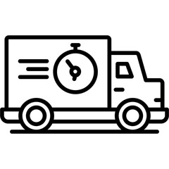 Sticker - Fast Delivery Icon