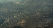 Aerial View Of Baghdad, The Capital Of  Iraq With The River Tigris 