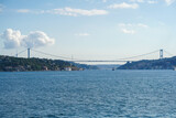 Fototapeta  - Bosphorus and Istanbul Bosphorus Bridge View