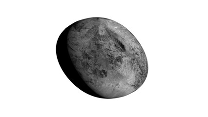 Canvas Print - haumea the dwarf planet 3d illustration