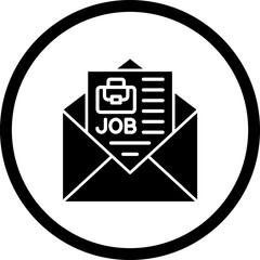 Poster - Job Offer Icon Style