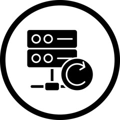 Canvas Print - Database Backup Icon Style