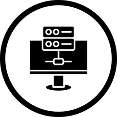 Canvas Print - Online Server Icon Style