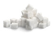 © BillionPhotos.com - Cubes of sugar on white background