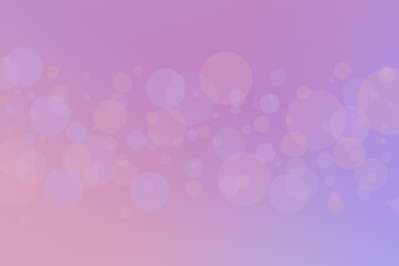 Wall Mural - shiny blurred bokeh holiday lights on pastel pink, blue and purple background