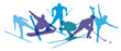 Wintersport sport graphic.