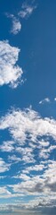 Wall Mural - fantastic clouds against blue sky, panorama