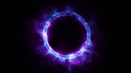 Wall Mural - Cosmic energy strings. Energy flows in the form of thin bright elements. Lines form structural fibers