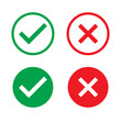© tuk - Flat and modern checkmark design. Isolated tick symbols, checklist signs, approval badge.