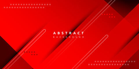 Sticker - Abstract red background with modern style and gradient vibrant color