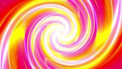 Poster - Glow twirl. Computer generated 3d render