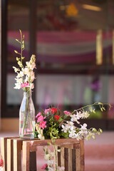 Wall Mural - A floral decor can make your wedding decor look super amazing and attractive
