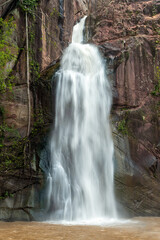 Aufkleber - Beautiful deep forest waterfall in Thailand