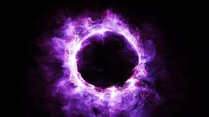 Wall Mural - Cosmic energy strings. Energy flows in the form of thin bright elements. Lines form structural fibers