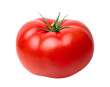 canvas print picture - Tomato vegetable isolated on white or transparent background. One fresh tomato. 
