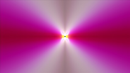 Poster - Light tunnel. Computer generated 3d render