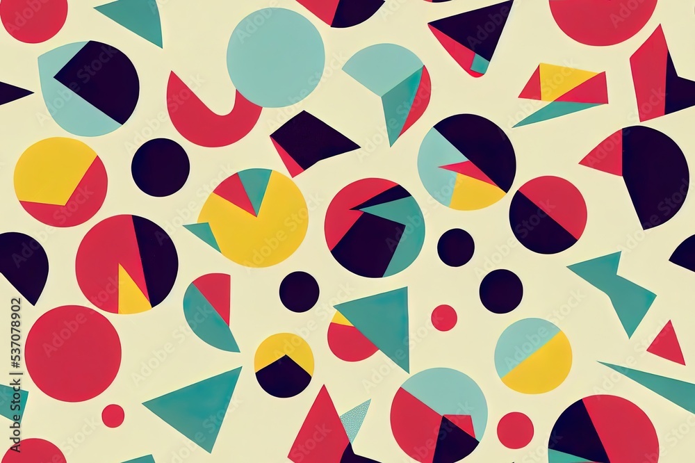 100 Retro different 2d seamless patterns (with swatch). Endless texture ...