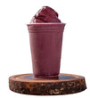 Brazilian Acai cup isolated on transparent background
