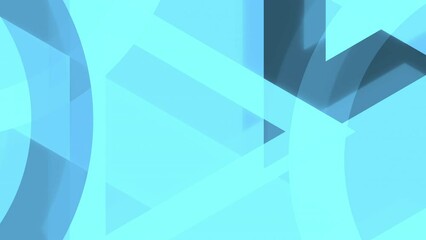Poster - Blue background. Design.Light animation with transparent geometric shapes that are barely visible on a light, delicate blue background.