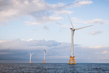 Off Shore Wind Turbines In The North Atlantic For Alternative Energy