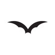 Bat icon template vector