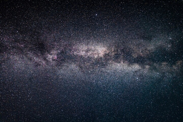 Wall Mural - milky way in the night sky
