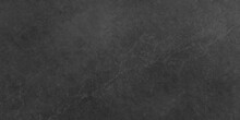 Dark Black Grunge Textured Concrete Background. Panorama Dark Grey Black Slate Background Or Texture. Vector Black Concrete Texture. Stone Wall Background.	
