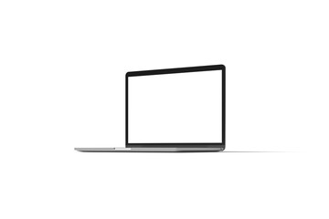 Wall Mural - laptop isolated on white background