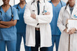 © Wesley J/peopleimages.com - Medical teamwork, doctors and professional healthcare service in hospital, clinic and surgery. Closeup group of wellness staff, management and medicine help for trust, support and expert commitment