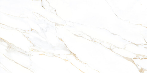 Wall Mural - luxury golden counter marble texture, white carrara marble stone backgorund for cemaric tile