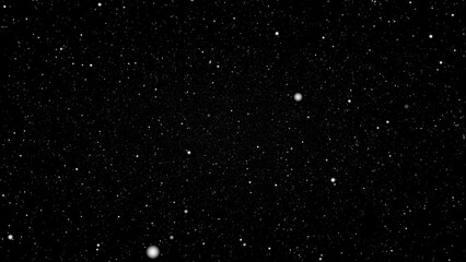 Aufkleber - simple space background, white stars on a black background.