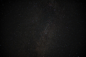 many stars on black sky at night. a real dark night sky with plenty of stars. night sky background w