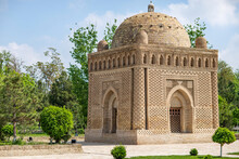 The Samanid Mausoleum Is Located In The Historical Urban Nucleus Of The City Of Bukhara, In A Park Laid Out On The Site Of An Ancient Cemetery.